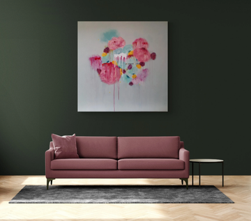 HAPPY SUMMER - Contemporary style Painting by ICI ET LÀ - view 3